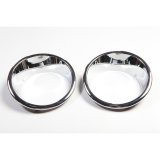 Rugged Ridge Headlight Bezels Chrome 07-18 Jeep Wrangler JK thumbnail 1