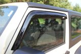 Rugged Ridge Window Rain Deflectors 07-18 Jeep Wrangler JK thumbnail 4