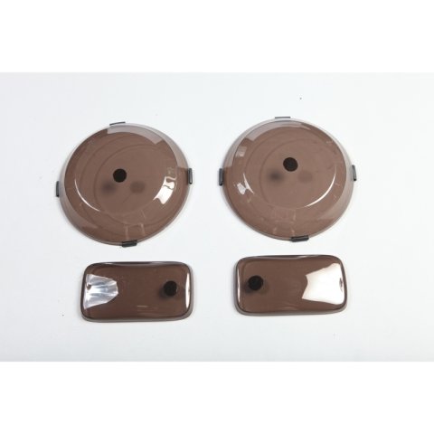 Rugged Ridge Headlight&Turn Signal Cover Set Smoke 97-06TJ thumbnail 2