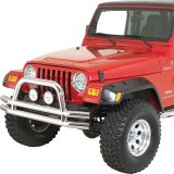 Rugged Ridge 3-In Double Tube Front Bumper SS 76-06 Models thumbnail 3