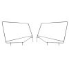 Rugged Ridge Upper Door Skin Frames 87-95 Jeep Wrangler YJ thumbnail 3