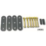 Rugged Ridge HD Front & Rear Leaf Spring Shackles 55-75 CJ thumbnail 2