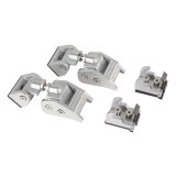 Rugged Ridge 07-18 Jeep Wrangler JK Silver Hood Catch Kit thumbnail 2