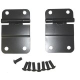 Rugged Ridge 76-86 Jeep CJ Black Lower Tailgate Hinge Set thumbnail 1