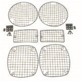 Rugged Ridge 97-06 Jeep Wrangler TJ Black Stone Guard Set thumbnail 3