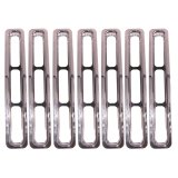 Rugged Ridge Grille Inserts Chrome 87-95 Jeep Wrangler YJ thumbnail 1