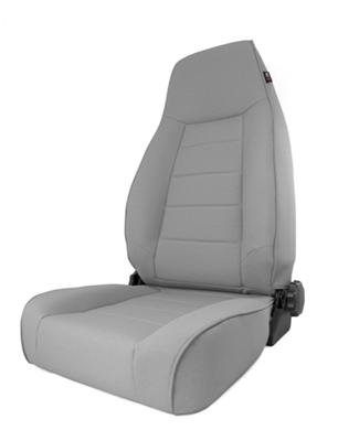 Rugged Ridge High-Back Front Seat Reclinable Gray 97-06TJ
