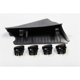 Rugged Ridge A-Pillar Switch Pod Kit Black LHD 07-10 (JK) thumbnail 3