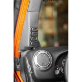 Rugged Ridge A-Pillar Switch Pod Kit Black LHD 07-10 (JK) thumbnail 4