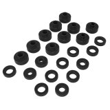 Rugged Ridge Body Mount Kit Black 76-79 Jeep CJ5 and CJ7 thumbnail 2