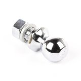 Rugged Ridge 2in Trailer Hitch Ball 1in Dia Shank Chrome thumbnail 1