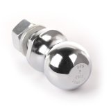 Rugged Ridge 2in Trailer Hitch Ball 1in Dia Shank Chrome thumbnail 3