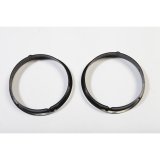 Rugged Ridge Headlight Bezels Black 97-06 Jeep Wrangler thumbnail 1