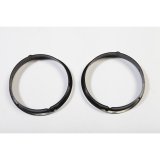 Rugged Ridge Headlight Bezels Black 97-06 Jeep Wrangler thumbnail 2