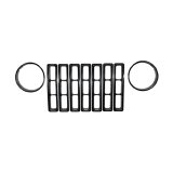 Rugged Ridge Headlight Bezels Black 97-06 Jeep Wrangler thumbnail 3
