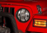 Rugged Ridge Headlight Bezels Black 97-06 Jeep Wrangler thumbnail 4