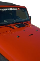 Rugged Ridge Cowl Vent Scoop Black 98-18 Jeep Wrangler thumbnail 3