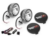 Rugged Ridge 6in Halogen Light Kit Black Steel Housings thumbnail 3