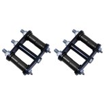 Rugged Ridge HD Rear Leaf Spring Shackles 76-86 Jeep CJ thumbnail 1