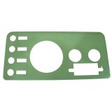 Rugged Ridge 76-86 Jeep CJ Stainless Steel Gauge Cover thumbnail 2