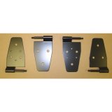 Rugged Ridge 87-06 Jeep Wrangler Black Door Hinge Kit thumbnail 1