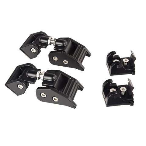 Rugged Ridge 07-18 Jeep Wrangler JK Black Hood Catches thumbnail 2