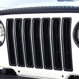 Rugged Ridge Grille Inserts Black 97-06 Jeep Wrangler thumbnail 1