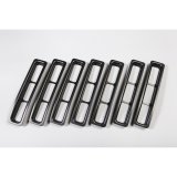 Rugged Ridge Grille Inserts Black 97-06 Jeep Wrangler thumbnail 4