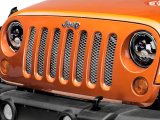 Rugged Ridge Chrome Grille Insert 07-18 Jeep Wrangler thumbnail 1