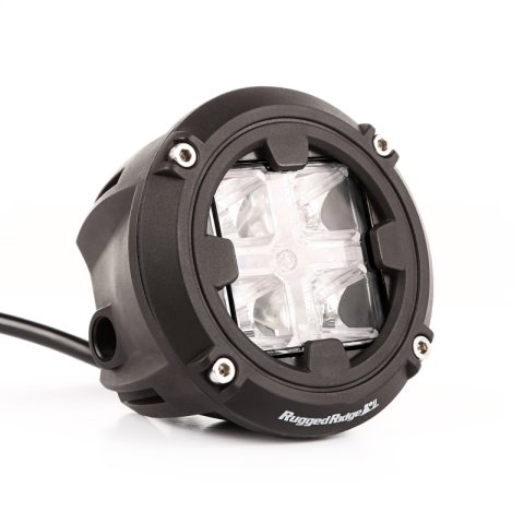 Rugged Ridge Round LED Light 3.5in Combo High/Low Beam thumbnail 3