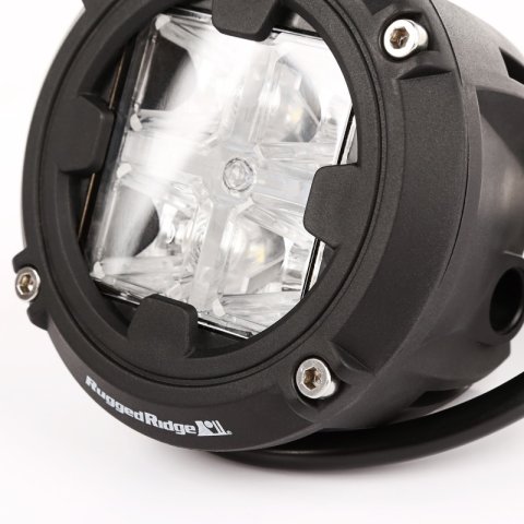 Rugged Ridge Round LED Light 3.5in Combo High/Low Beam thumbnail 5