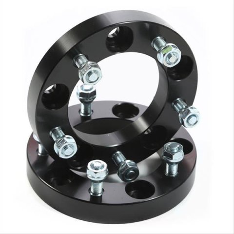 Rugged Ridge Wheel Spacers 1.00in Black 86-05 Suzuki thumbnail 1