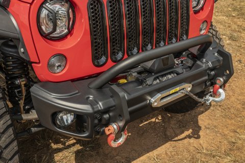 Rugged Ridge Arcus Front Bumper Set W/ Overrider 2018 Jeep Wrangler JK thumbnail 6