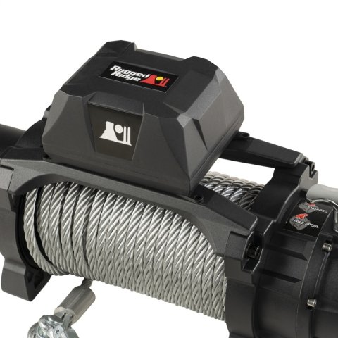 Rugged Ridge Trekker C12.5 Winch 12500lb Cable Wired thumbnail 1