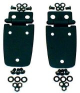Rugged Ridge 97-06 Jeep Wrangler Black Hood Hinges thumbnail 1
