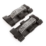 Rugged Ridge Paracord Grab Handles Gray/Black Pair thumbnail 2