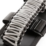 Rugged Ridge Paracord Grab Handles Gray/Black Pair thumbnail 3