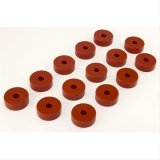 Rugged Ridge Body Mount Kit Red 55-73 CJ 14 Pieces thumbnail 1