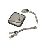 Rugged Ridge 55-86 Jeep CJ Left Chrome Mirror Arm thumbnail 2