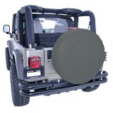 Rugged Ridge 27 -29 Inch Tire Cover Black Diamond thumbnail 2