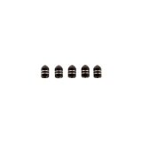 Rugged Ridge Valve Stem Cap Aluminum Black 5 Pack thumbnail 1