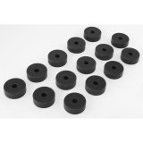 Rugged Ridge Body Mount Kit Black 55-73 Jeep CJ5 thumbnail 2
