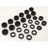 Rugged Ridge Body Mount Kit Black 81-86 Jeep CJ8 thumbnail 1
