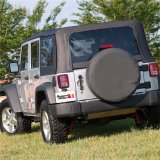Rugged Ridge 35-36 Inch Tire Cover Black Diamond thumbnail 3