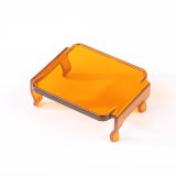 Rugged Ridge 3 Inch Square LED Light Cover Amber thumbnail 7