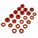 Rugged Ridge Body Mount Kit Red 76-79 22 Pieces thumbnail 1