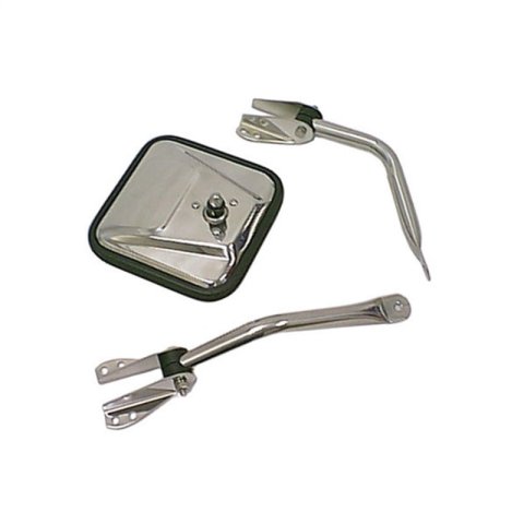 Rugged Ridge 55-86 Jeep CJ Chrome Mirror Head thumbnail 1