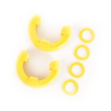 Rugged Ridge Yellow 3/4in D-Ring Isolator Kit thumbnail 1
