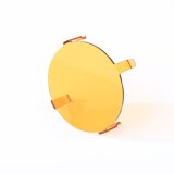 Rugged Ridge 3.5in LED Light Cover Round Amber thumbnail 4