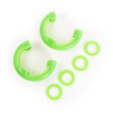 Rugged Ridge Green 3/4in D-Ring Isolator Kit thumbnail 1